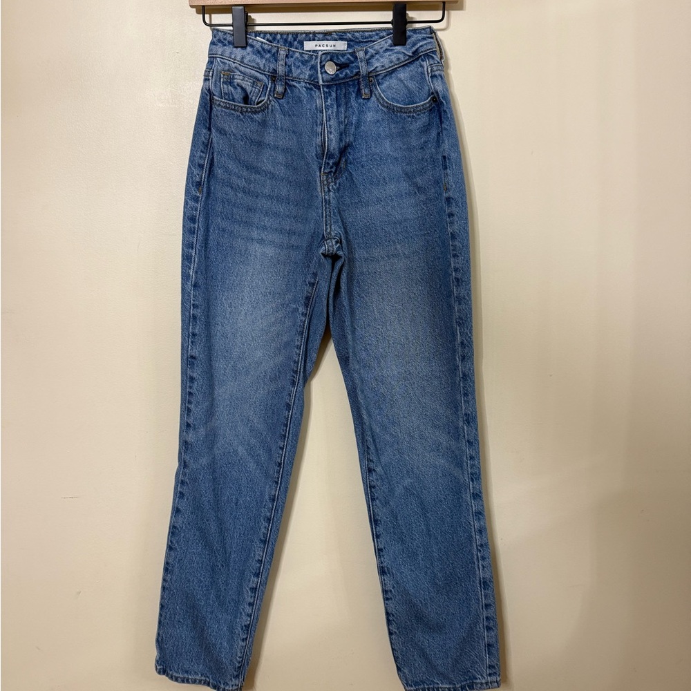 PacSun Women's Straight Leg Blue Jeans